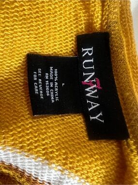 Runway Women's Yellow Knit Sweater vest
